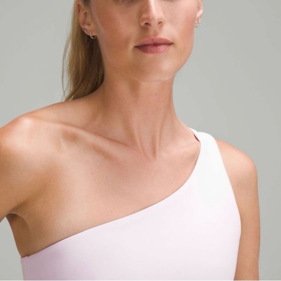 Lululemon Align Asymmetrical Bra – Rare-Meadowsweet Pink – Size 2 - Picture 5 of 8